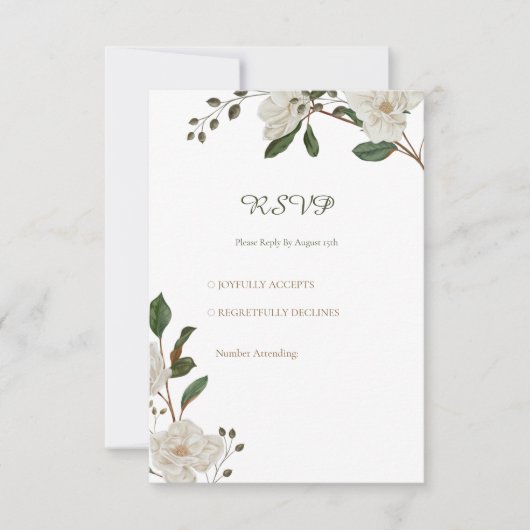 Accord couleurs pastel mariage Cartes RSVP (Devant)
