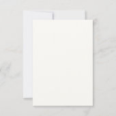 Accord couleurs pastel mariage Cartes RSVP (Dos)
