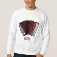 Accordeon cartoonillustratie