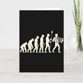 Accordeon ontwerp voor mannen vrouwen accordeonist kaart