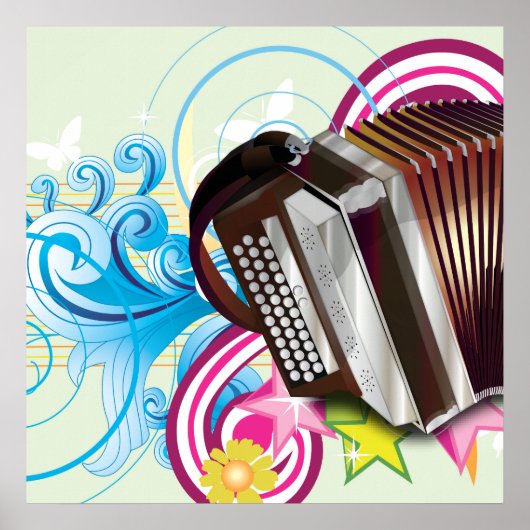 Accordeon Poster (Voorkant)