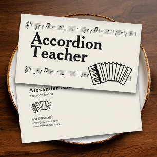 accordeondocent visitekaartje