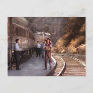 Accordian - De man en de Squeeze Box Briefkaart