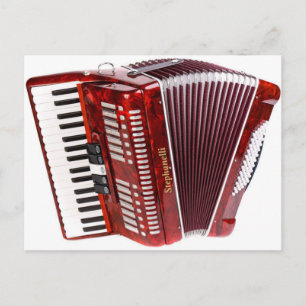 ACCORDIAN MUSICAL INSTRUMENT BRIEFKAART