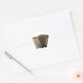 Accordian Ronde Sticker (Envelop)