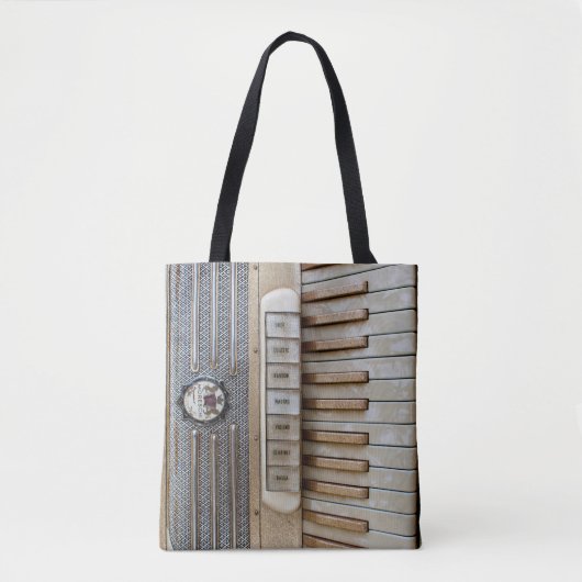 "accordion"-CANVAS TAS (Voorkant)