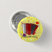 Accordion Celebration Ronde Button 3,2 Cm (Voorkant /achterkant)