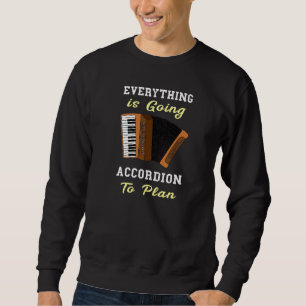 Accordion gaat Musical Instrument Polk plannen Trui