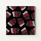 Accordion Instrument Musician Music Teacher Notitieboek (Achterkant)