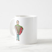 Accordion Koffiemok (Voorkant links)