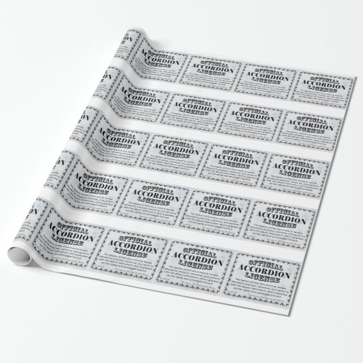 Accordion-licentie Cadeaupapier (Uitgerold)