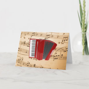 Accordion Music, populair design, Kaart