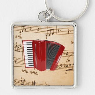 Accordion Music, populair design, Sleutelhanger