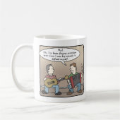Accordion Player-mok voor koffie Koffiemok (Links)