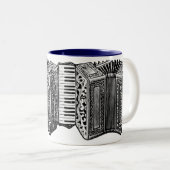 Accordion Tweekleurige Koffiemok (Voorkant rechts)