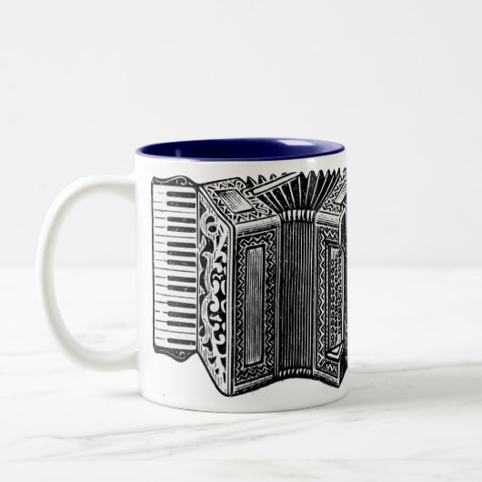 Accordion Tweekleurige Koffiemok (Links)