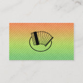 Accordion Visitekaartje (Achterkant)