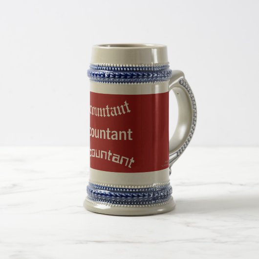 "ACCOUNT passé présent futur" Mug (Devant droit)
