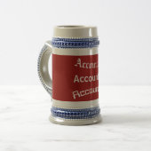 "ACCOUNT passé présent futur" Mug (Devant gauche)