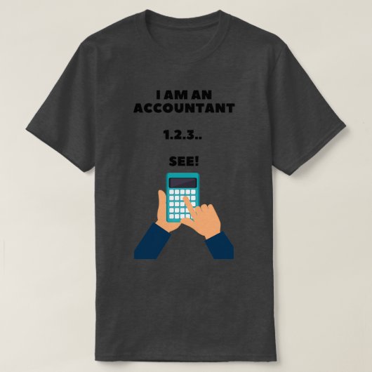 Accountant 2 t-shirt (Design voorkant)