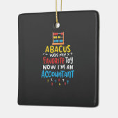 Accountant Abacus was mijn favoriete Speelgoed Keramisch Ornament (Links)