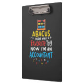 Accountant Abacus was mijn favoriete Speelgoed Klembord (Links)