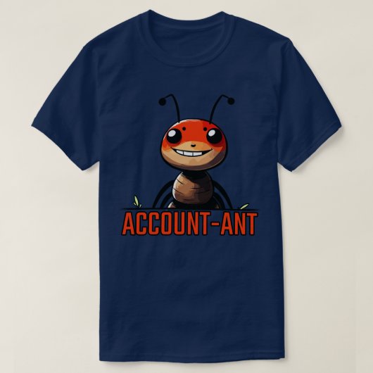 Accountant Ant T-shirt (Design voorkant)