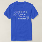 Accountant Auditor Audit Bookkeeper Tax White Teks T-shirt (Design voorkant)