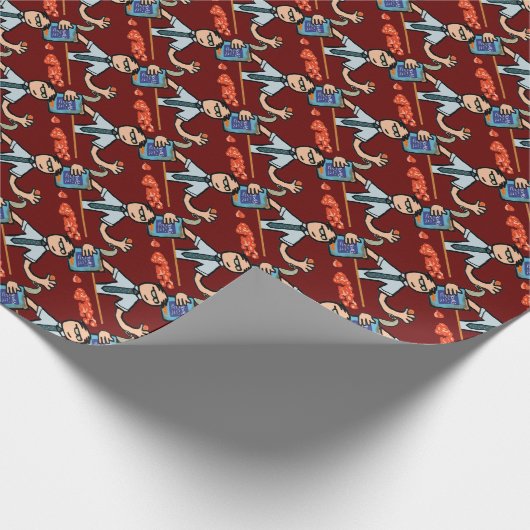 Accountant Bean Counter Cadeaupapier (Hoek)