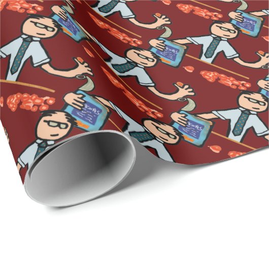 Accountant Bean Counter Cadeaupapier (Rol Hoek)