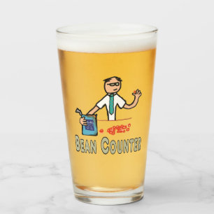 Accountant Bean Counter Glas