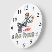 Accountant Bean Counter Grote Klok (Hoek)