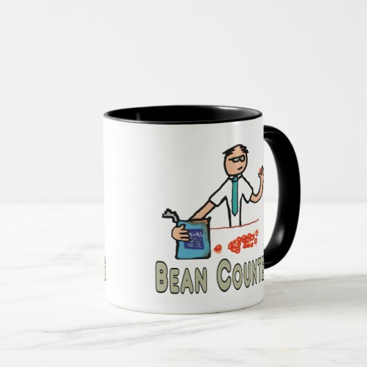 Accountant Bean Counter Mok (Voorkant rechts)
