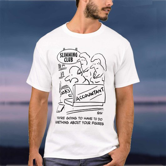 Accountant bij de Slimming Club T-shirt