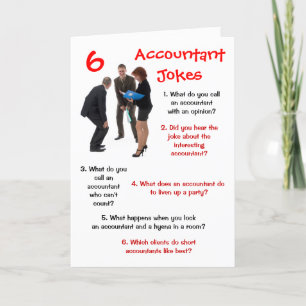 Accountant Birthday Card   Accountant Jokes Humor Kaart