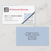 Accountant Boekhouder Peelback Balans Visitekaartje (Voorkant / Achterkant)