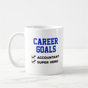 Accountant Career Goals Humor Koffiemok