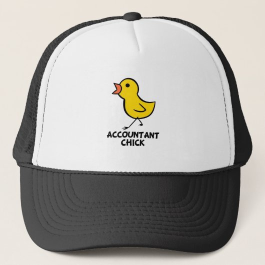 Accountant Chick Trucker Pet (Voorkant)
