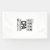 accountant-CPA-certificering Spandoek (Horizontaal)