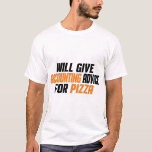 Accountant CPA, grappig zal boekhoudkundig advies T-shirt