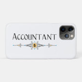 Accountant decoratieve lijn Case-Mate iPhone case (Achterkant (horizontaal))