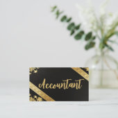 Accountant Elegant Visitekaartje (Staand voorkant)