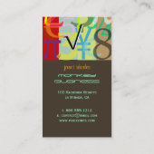 Accountant, financieel adviseur visitekaartje (Achterkant)