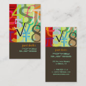 Accountant, financieel adviseur visitekaartje (Voorkant / Achterkant)