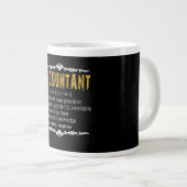 Accountant Funny Definition Custom Cft Extra Grote Beker (Voorkant rechts)