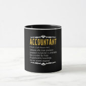 Accountant Funny Definition Custom Cft Mok (Midden)