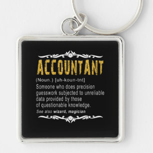 Accountant Funny Definition Custom Cft Sleutelhanger