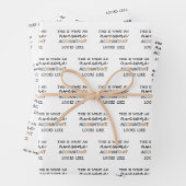 Accountant Funny Geweldige Accountant CPA Cadeaubo Inpakpapier Vel (In situ)