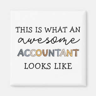 Accountant Funny Geweldige Accountant CPA Cadeaubo Magneet