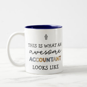 Accountant Funny Geweldige Accountant CPA Cadeaubo Tweekleurige Koffiemok
